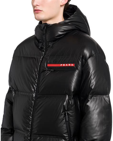 prada shiny puffer|prada winter jacket.